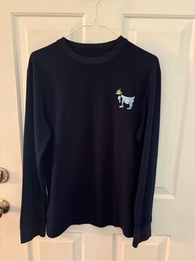 Goat USA navy long sleeve tee size S. Great shape!